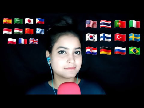 ASMR "Spring" In Different Languages With Fast Mouth Sounds