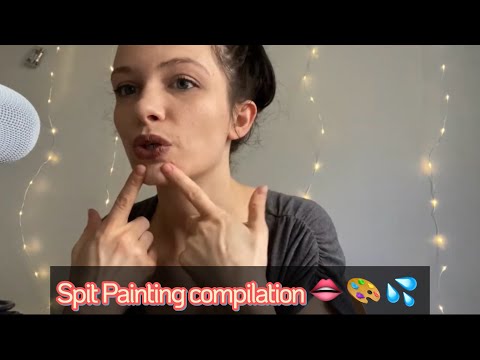 ASMR Spit Painting Your Face Compilation 💕 18 minutes for sleep #asmr #asmrsounds #asmrforsleep