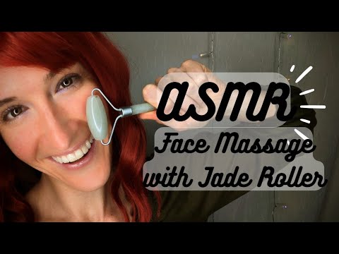 ASMR | Face Massage with Jade Roller 💚