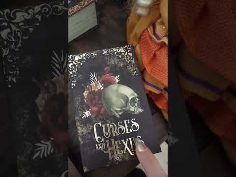 ASMR witch books tracing