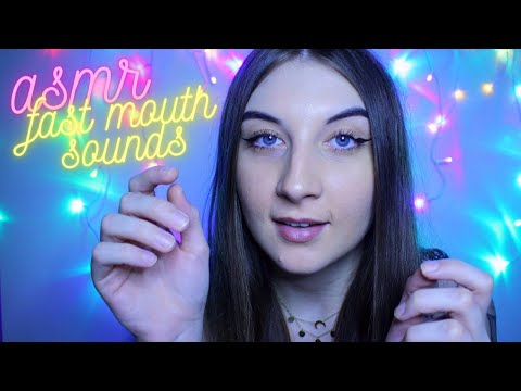 ASMR| FAST MOUTH SOUNDS & HAND MOVEMENTS