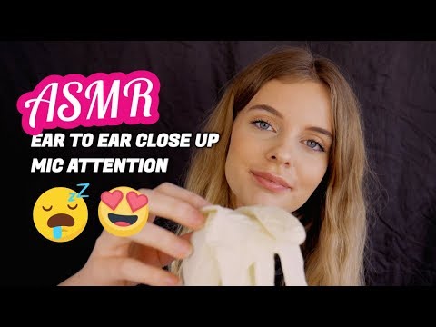 ASMR Tingly Ear-to-Ear Mic Attention - Close Up Whispering
