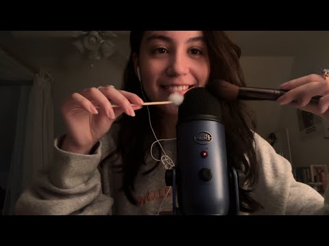 ASMR various triggers + whispers for sleep