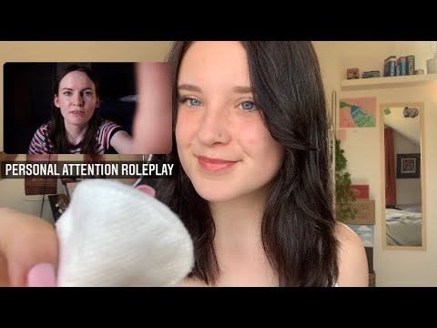 ASMR doing you skincare and makeup, collab with Manzanita ASMR!