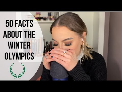 ASMR ⛷ 50 facts about the winter olympics (w cupped whispering)