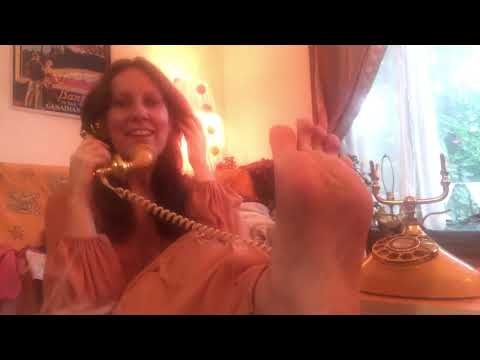 ASMR Bare feet on magic phone
