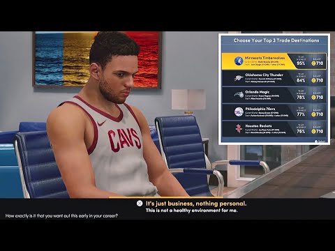 ASMR Relaxing NBA2K22 MyCareer Gameplay #3 (whispering w/ basketball tapping) Getting Traded?