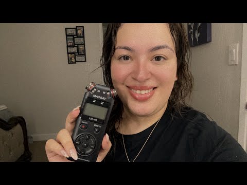 ASMR| Trigger assortment using my Tascam- 🎧 recommended- 😴💤