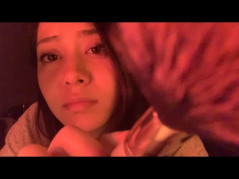 ASMR 💔 Positive Affirmations for the Broken 💔 [Whispering, Hand Movements, Face Brushing]