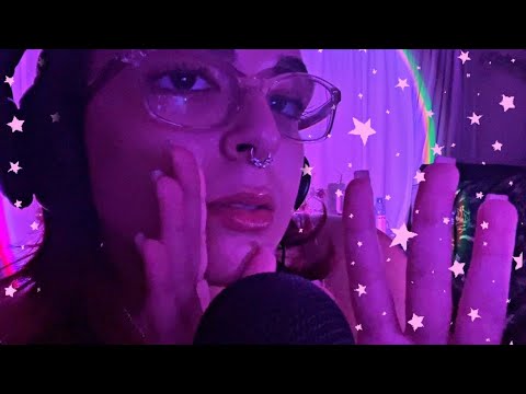 ASMR | chill with me ~ mouth sounds and hand movements