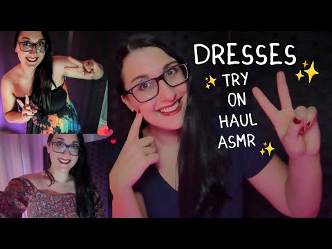 ASMR Dress Try On Haul 💃👗 | ASMR Alysaa