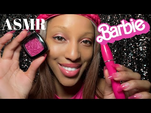 ASMR BARBIE DOES YOUR MAKE UP 💄 Soft Spoken | Personal Attention Layered Sounds | Looped For Sleep