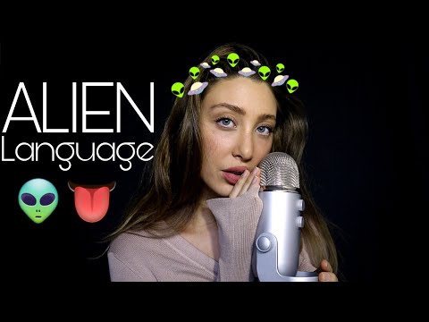 ASMR ALIEN CHAT WITH YOU👽👅 | MOUTH SOUNDS AND HAND MOVEMENTS