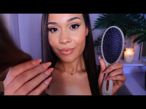 ASMR Tingly Hair Play To Help You Fall Asleep ✨ Hair Brushing & Scalp Massage | Personal Attention