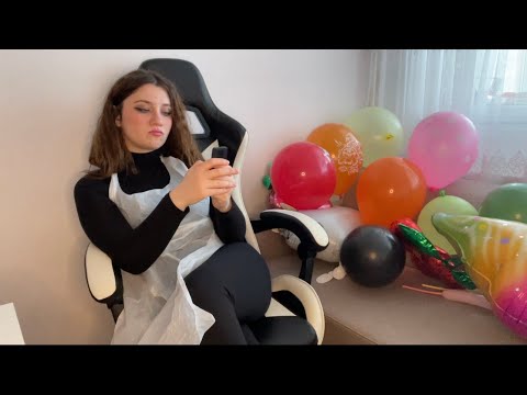 Roleplay ASMR | Your Annoying Girlfriend comes from work and Pops all your Balloons 😈😈♥️