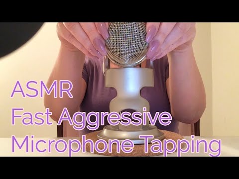 ASMR Fast Aggressive Microphone Tapping(No Talking)