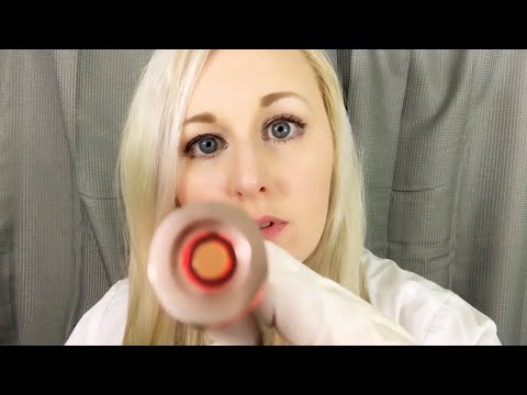 ASMR Eye Exam and Mapping for Weighted Contacts | Whisper, Gloves, Pen Light