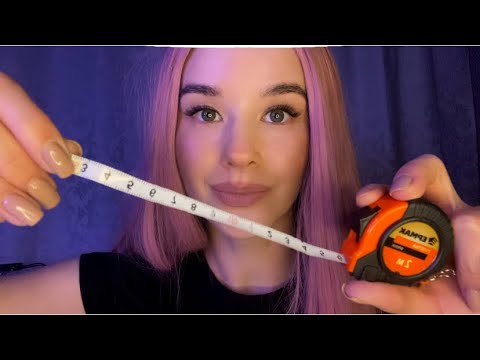 АСМР Снятие мерок с твоего лица| Персональное внимание ASMR