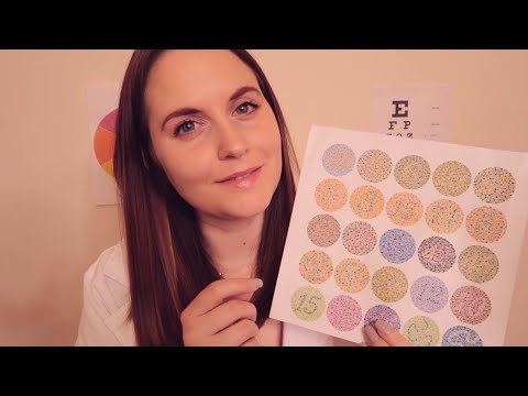 ASMR | Eye Examination For Colour Blindness, Soft Spoken Roleplay (Colour Tests, Ishihara Tests)