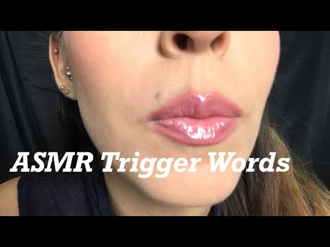 ASMR Close Up Trigger Words