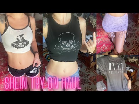 SHEIN SUMMER CROP TOP TRY ON HAUL! 