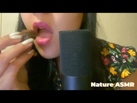 ASMR Eating Sounds, Chewy Brownies and Wet Mouth Sounds