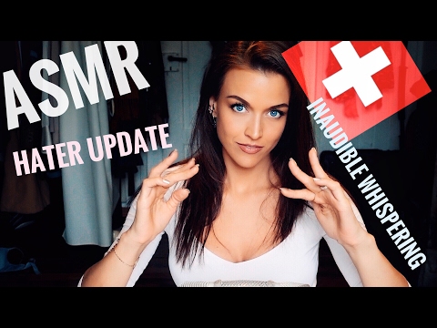 Inaudible Swiss Whisper! Haters Update 🎤🎧 ASMR Gina Carla
