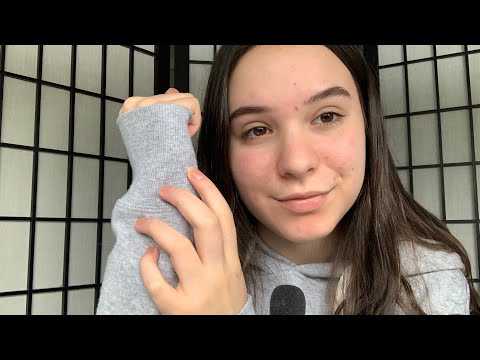 ASMR Fabric Sounds (Scratching and Mouth Sounds)