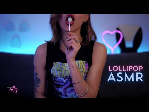ASMR  Lollipop Dipped in Pop Rocks 🍭 Lollipop Eating Sounds ASMR (No Talking)
