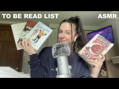 ASMR To Be Read List | Book Whisper Ramble