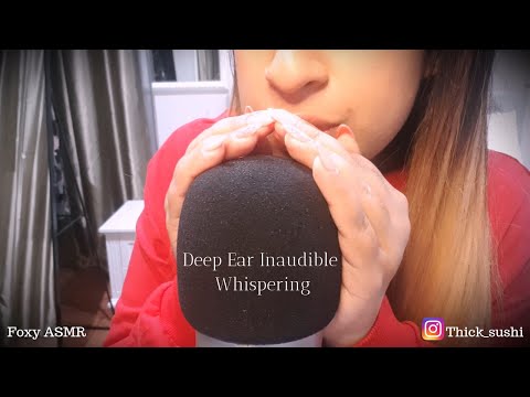 ASMR Deep Ear Inaudible Whispering | Breathing | Mouth Sounds