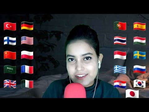 ASMR ~ "Never Give Up" In Different Languages Whispering