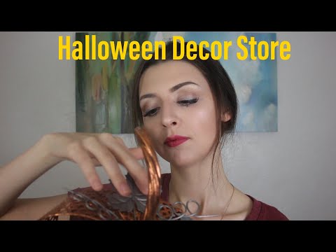 [ASMR] HALLOWEEN DECOR STORE ROLEPLAY