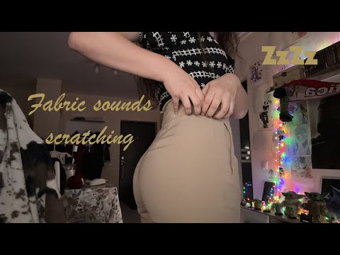 ASMR | Fabric sounds scratching 💖🌙