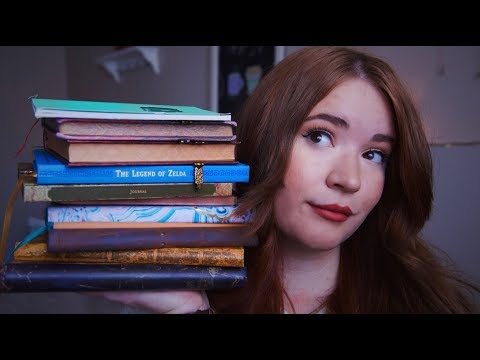 [ASMR] 📖 Up-Close Whispered Journal Collection | Tapping | Scratching | Tracing