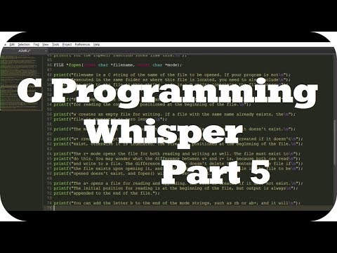 ASMR Ear to Ear Whisper About C Programming for Relaxation (Layered Typing Sounds) Pt. 5