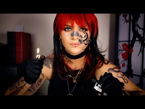 The Alternative Girl At The Back Of The Class Has A Crush On You | Giving You A Tattoo ASMR