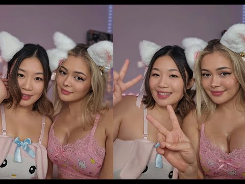 ASMR Cute Noises From Your Favorite E-Girls | Bella & Kichike | Sit back And Relax
