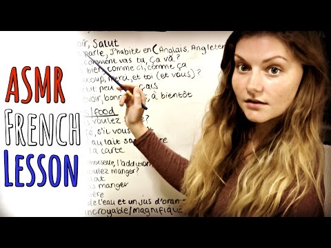 (ASMR) Leçon De Français 🇫🇷 Teacher Role Play - Miss Synchronicity.