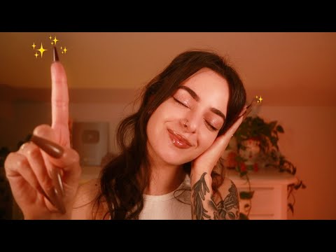ASMR with Eyes CLOSED ⭐️Asking You Questions, Whispering Secrets, Fun Games⭐️Follow My Instructions