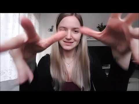 ASMR pure hand sounds - movements with energy healing, tongue clicking,  trigger words (whispering)