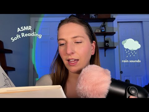 ASMR Reading to You w Rain Sounds 🌧️ Where the Sidewalk Ends 📖