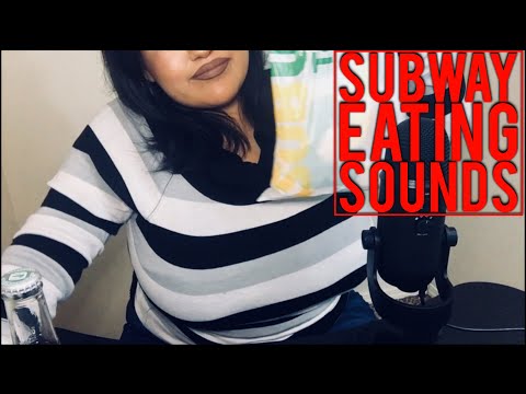 ASMR Eating Subway 🥖