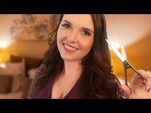 ASMR Girlfriend Gives You a Haircut roleplay || soft spoken personal attention F4A