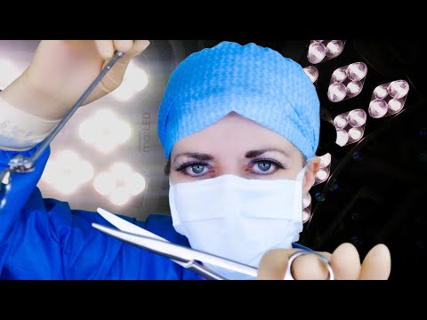 ASMR Ear Surgery - Intense and Tingly (Otoscope/Cleaning/Snipping/Close Whispering/Crinkling)