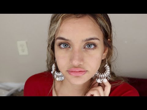 ASMR Whispered Mouth Sounds With Extra Tingly Earrings