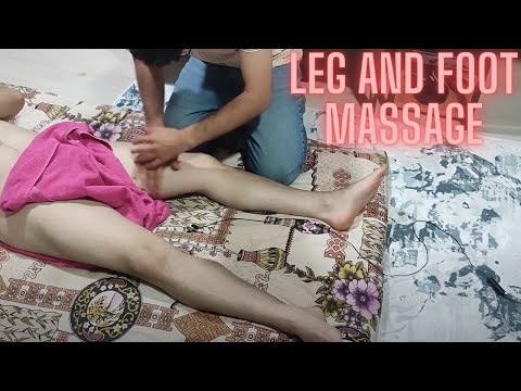 ASMR GUY STRETCHER RELAXING MASSAGE-Leg,foot,sleep