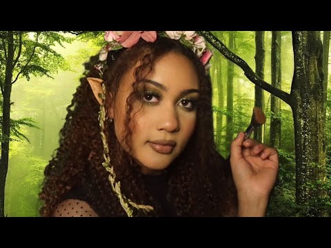 ASMR Fairy does your Makeup
