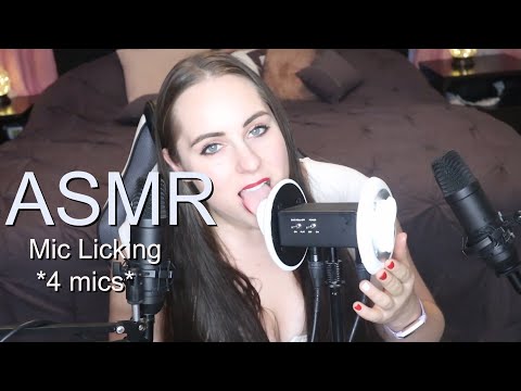 Mic Licking (4 Mics)  and Fast Tongue Flutters