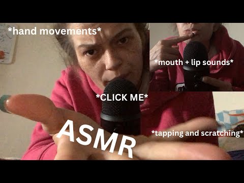 chaotic ASMR - tapping & scratching + bonus sounds!